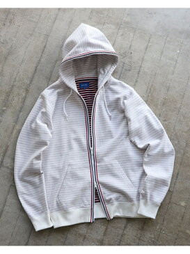 【SALE/50%OFF】BEAMS MEN BEAMS / トリコ ライン パーカ ビームス メン カットソー スウェット ネイビー グレー【送料無料】