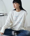【SALE/60%OFF】FREAK'S STORE 箔ロゴ スウェット 24AW フリークスストア トップス スウェット・トレーナー グレー ホワイト