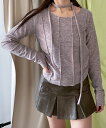【SALE/25%OFF】WEGO LADY'S チョーカー付きカーブヘムトップ ウィゴー トップス ニット ブラウン