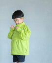【SALE/51%OFF】LOWRYS FARM 【KIDS】SWIMアノラックラッシュガード ローリーズファーム ジャケット・アウター ブルゾン・ジャンパー イエロー ブラック