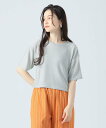 【SALE/30%OFF】BEAMS HEART WOMEN ラメ クロップド Tシャツ ビームス ハート トップス カットソー・Tシャツ ピンク イエロー ブラック シルバー