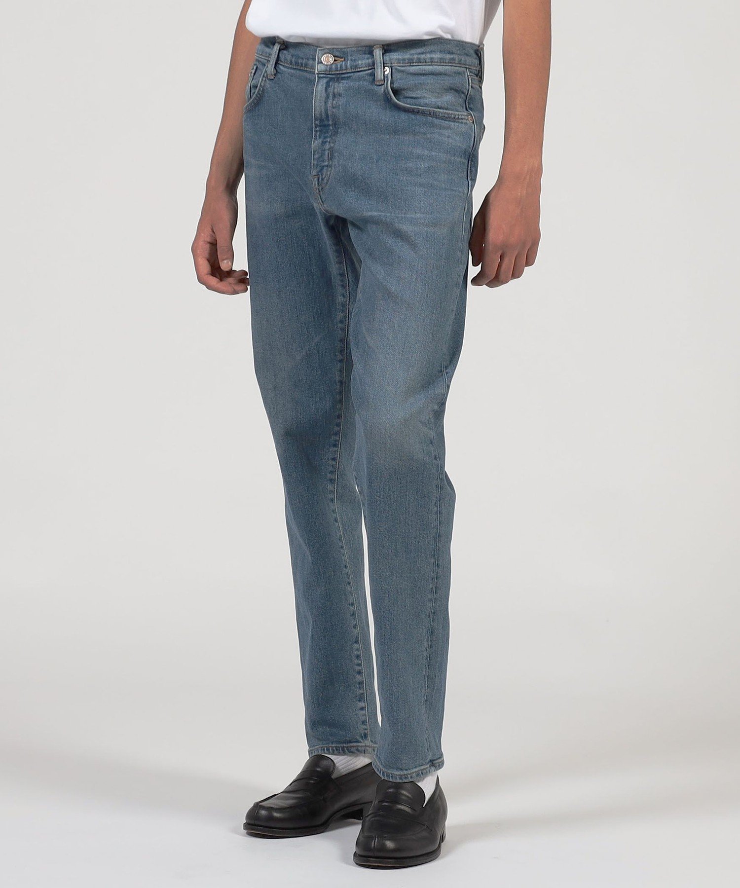 TOMORROWLAND MEN 【別注】EDWIN REGULAR TAPPERD USED デニムパンツ トゥモローランド パンツ ジーンズ・デニムパンツ ブルー【送料無料】