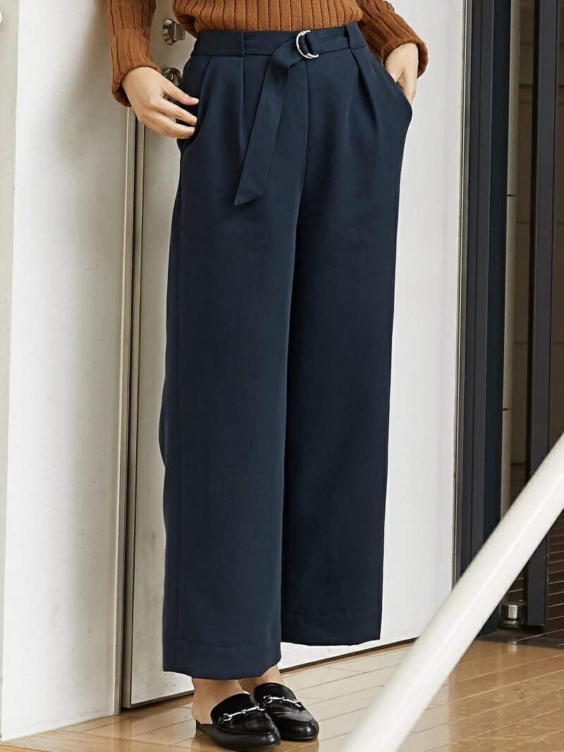 【SALE／50%OFF】UNITED ARROWS green label relaxing ◆KC TEN/P TWL WD BELT パンツ ユナイテッドアローズ グリーンレーベルリラクシング パンツ その他のパンツ ネイビー ベージュ ブルー【送料無料】のサムネイル