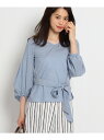 【SALE/60%OFF】COUP DE CHANCE ボリューム袖ベルテッドシャツ クード シャンス シャツ/ブラウス【RBA_S】【RBA_E】【送料無料】