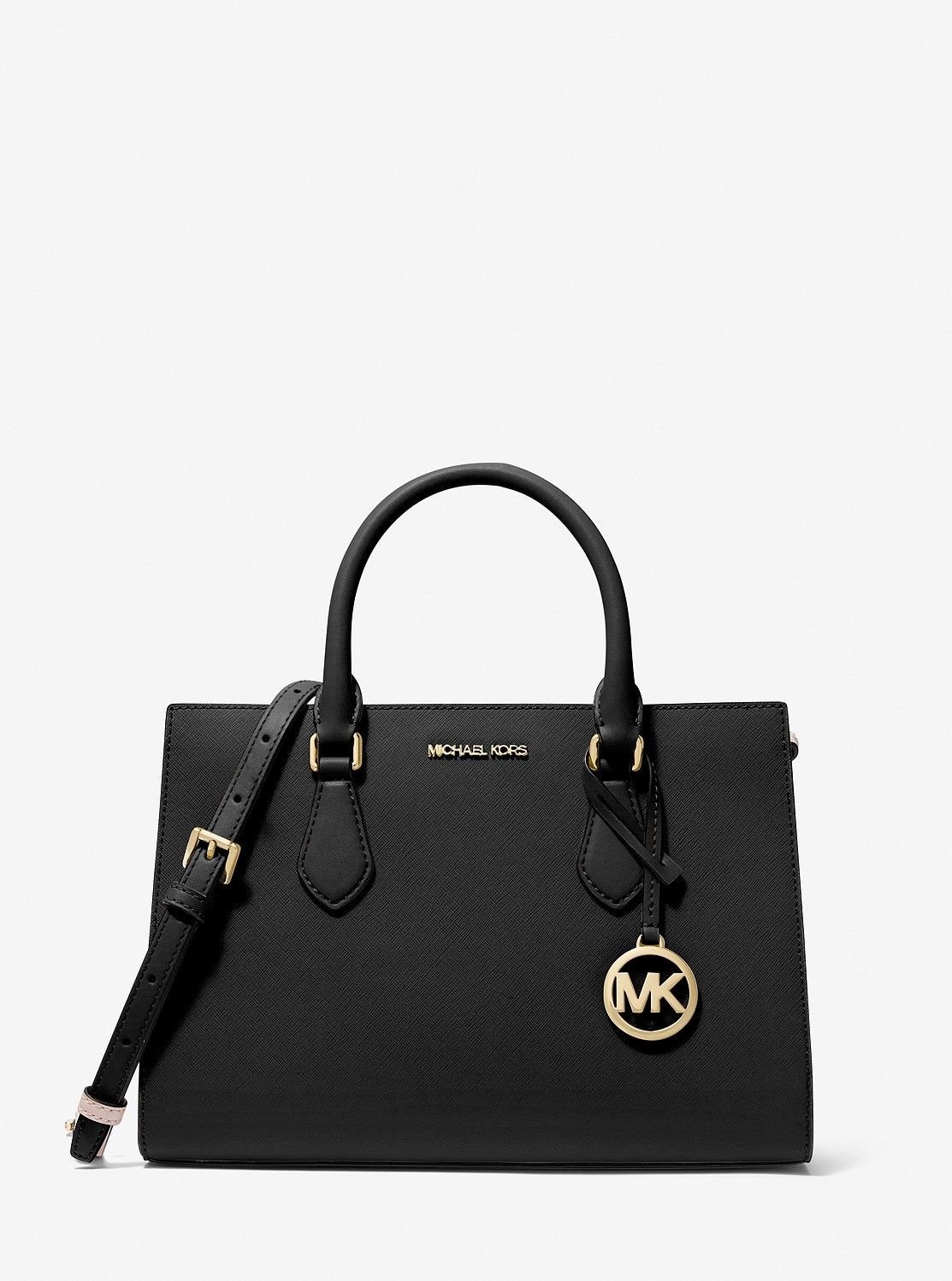 マイケルコース ハンドバッグ 【SALE／68%OFF】MICHAEL KORS SHEILA センタージップ サッチェル ミディアム マイケルコース マイケル・コース バッグ ハンドバッグ ブラック【送料無料】