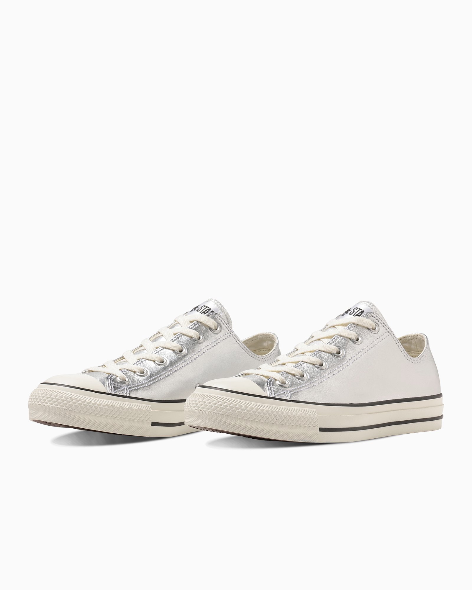 CONVERSE 【公式】レザー オールスター (R) OX ローカット コンバース シューズ・靴 スニーカー シルバー【送料無料】