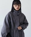 【SALE/60%OFF】FREAK'S STORE ウーリー ハイネックギャザーコート 24AW フリークスストア ジャケット・アウター その他のジャケット・...