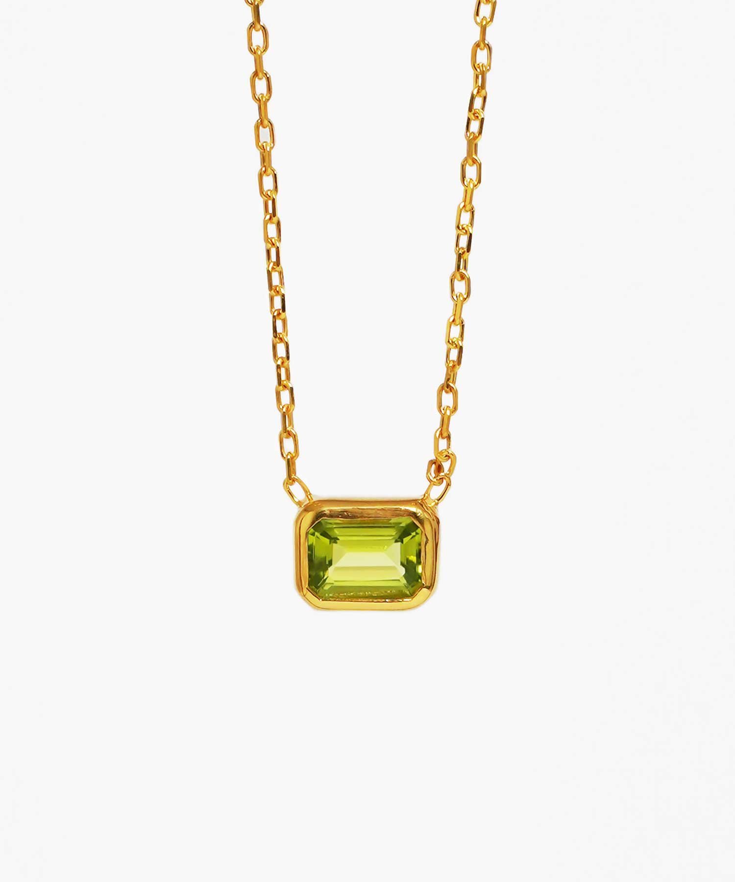 WISP JEWELRY SV925天然石ネックレス(ペリドット) ウィスプジュエリー アクセサリー・腕時計 ネックレス イエロー【送料無料】