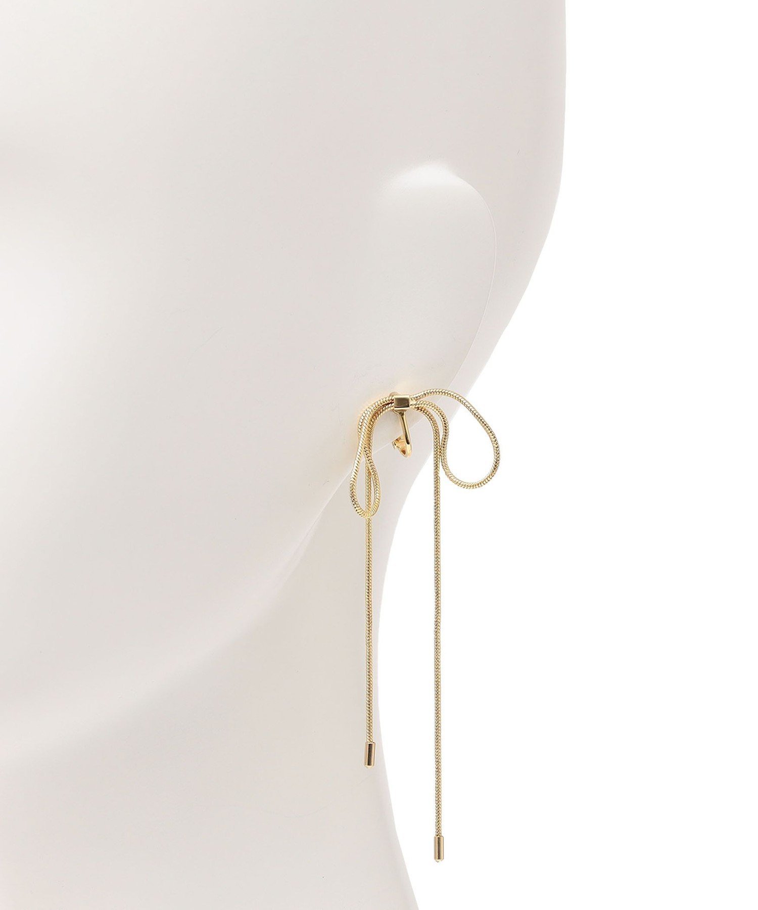 【SALE／30%OFF】SHIPS any SHIPS any: リボン モチーフ イヤリング シップス アクセサリー・腕時計 イヤリング・イヤーカフ ゴールド
