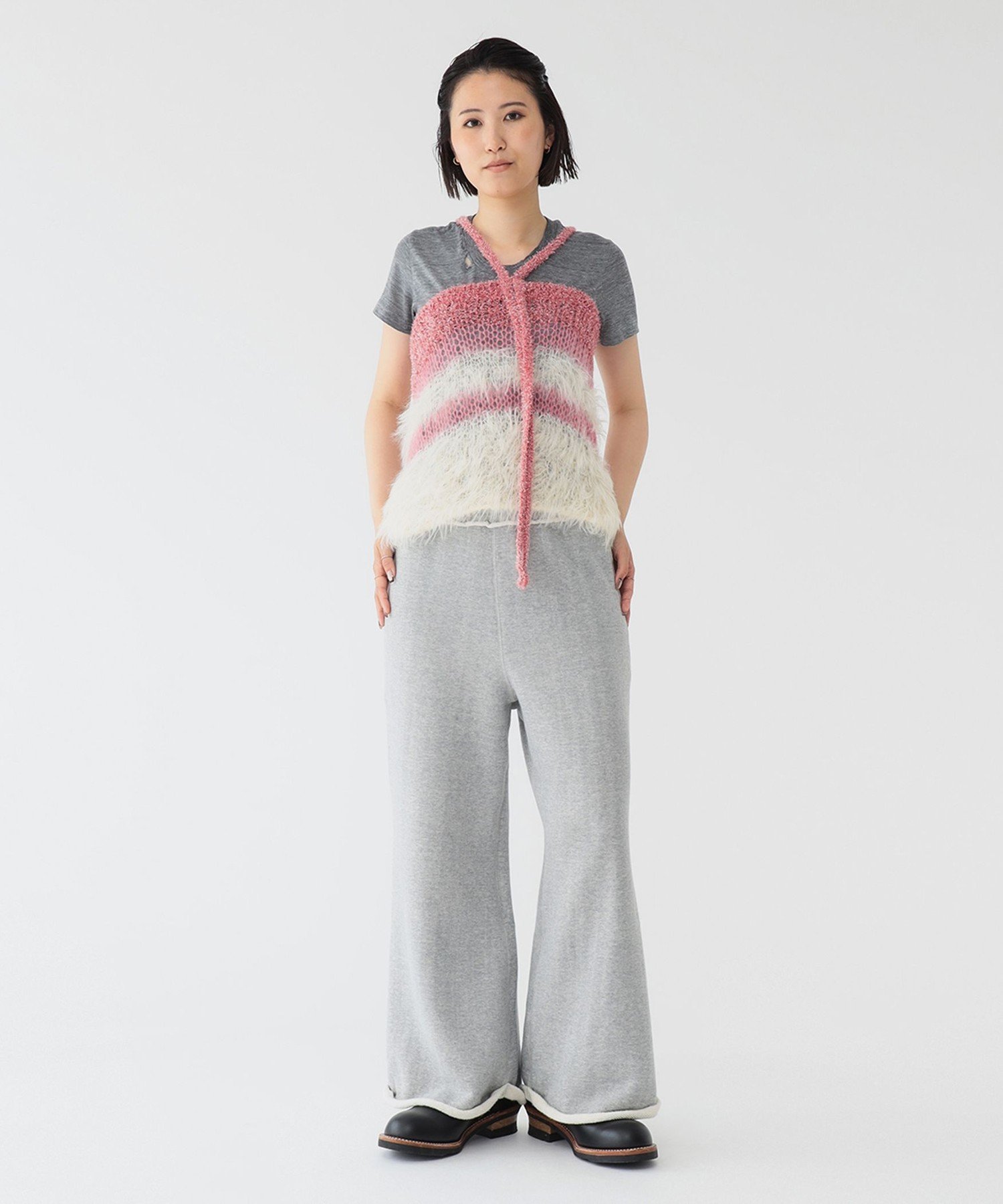 【SALE／50%OFF】BEAMS BOY maturely / スリーヤーン キャミソール ビームス ウイメン トップス ベスト・ジレ ピンク グリーン【送料無料】