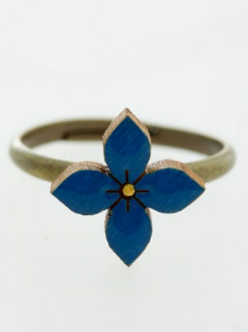 【SALE／50%OFF】カヤ 木の花ひなげしリング アミナコレクション アクセサリー・腕時計 リング・指輪 ブルー ホワイト パープル レッド
