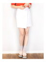 【SALE/49%OFF】dazzlin 【S】コンパクトラップスカート ダズリン スカート ミニスカート ホワイト ブルー ベージュ