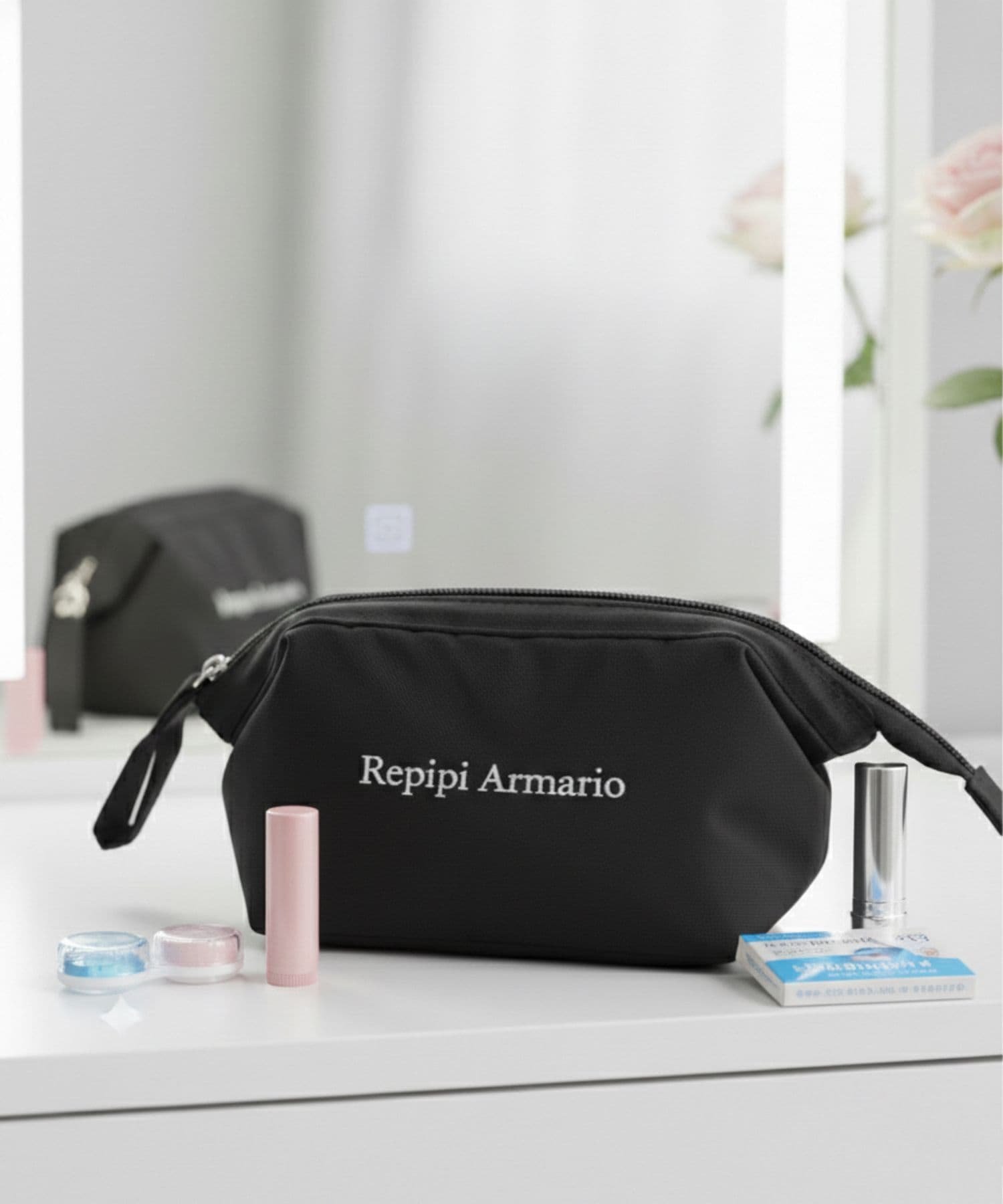 repipi armario RAコスメポーチ レピピアルマリオ 財布・ポーチ・ケース ポーチ ブルー パープル ブラック