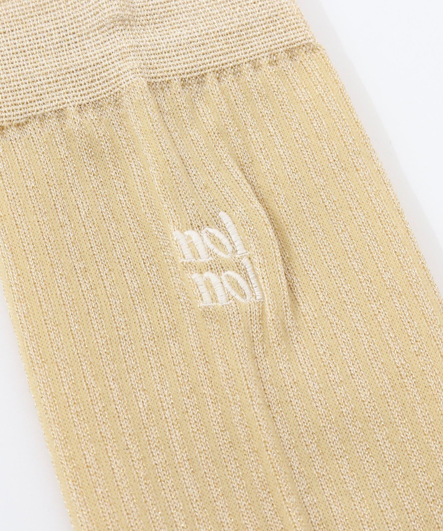NOLLEY'S 【nolnol/ノルノル】ラメシアーソックス ノーリーズ 靴下・レッグウェア 靴下 シルバー ゴールド
