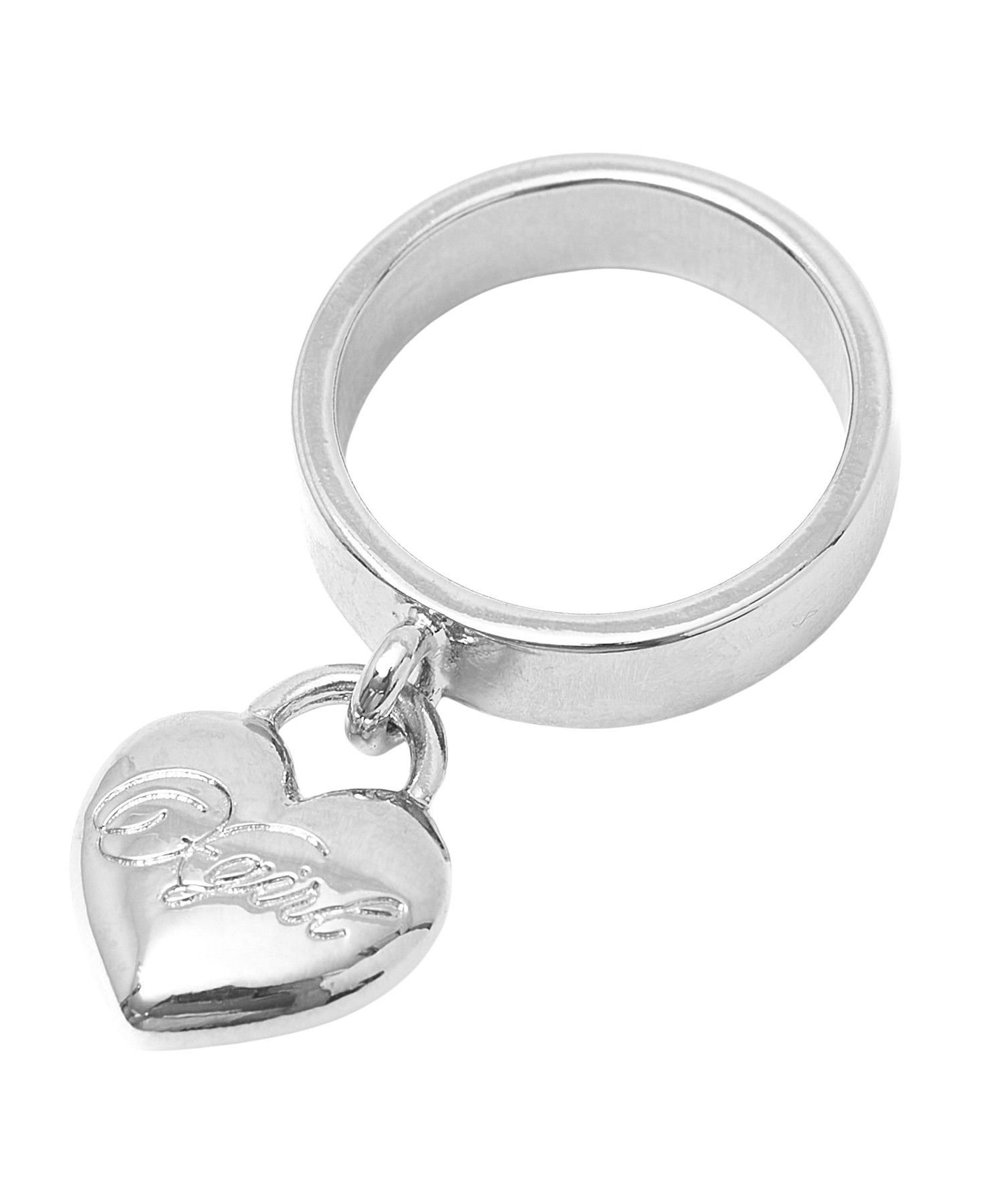 X-girl HEART PADLOCK RING エックスガール アクセサリー・腕時計 その他のアクセサリー・腕時計 シルバー