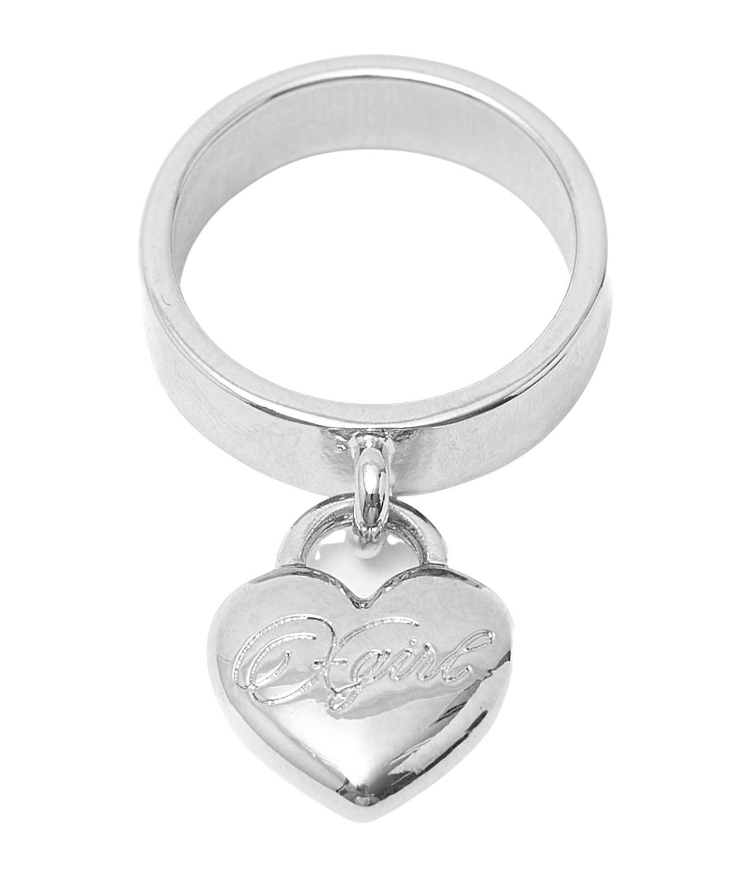 X-girl HEART PADLOCK RING エックスガール アクセサリー・腕時計 その他のアクセサリー・腕時計 シルバー