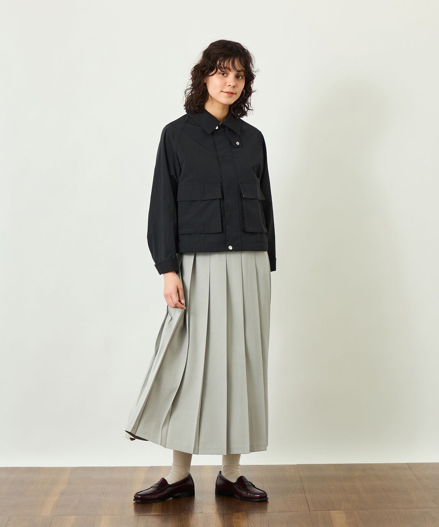 MACKINTOSH PHILOSOPHY GREY LABEL【SOMERFORD SHORT(サマーフォード ショート)】ライトタフタ製 マッキントッシュ フィロソフィー ジャケット・アウター ブルゾン・ジャンパー ベージュ ブラック【送料無料】