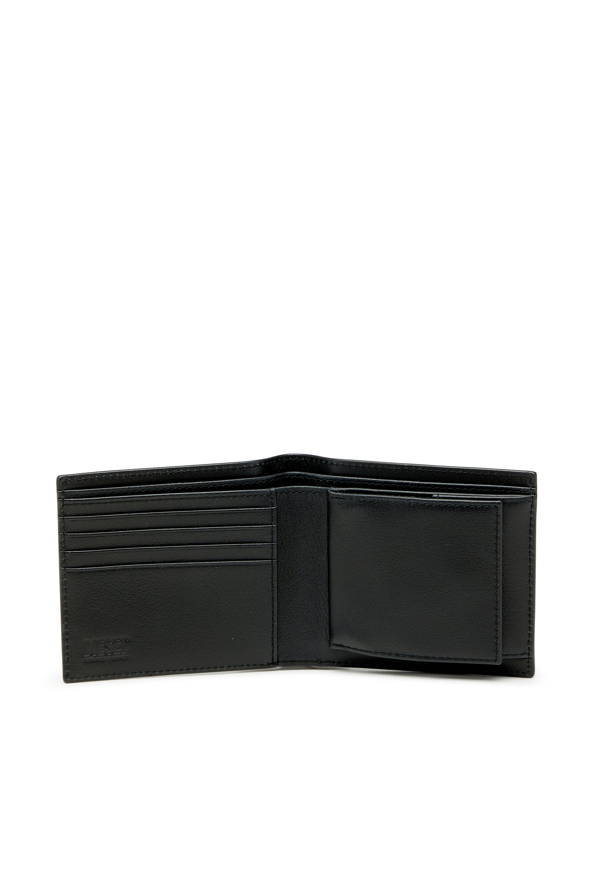 メンズ 二つ折りウォレット MONOGRAM BI-FOLD COI ディーゼル 財布・ポーチ・ケース 財布 ブラック