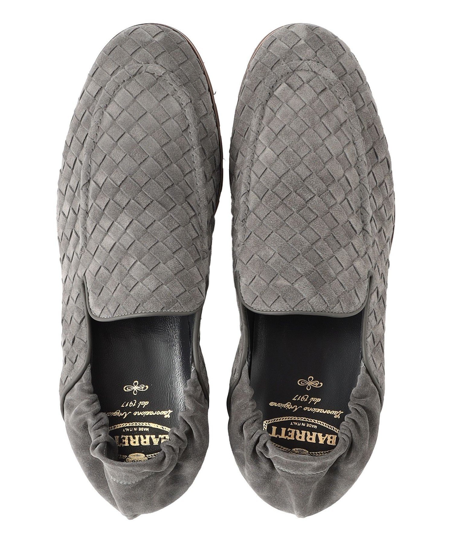 EPOCA UOMO 【PRIMA COLLECTION】BARRETTイントレチャートローファー エポカ シューズ・靴 その他のシューズ・靴 グレー ネイビー【送料無料】