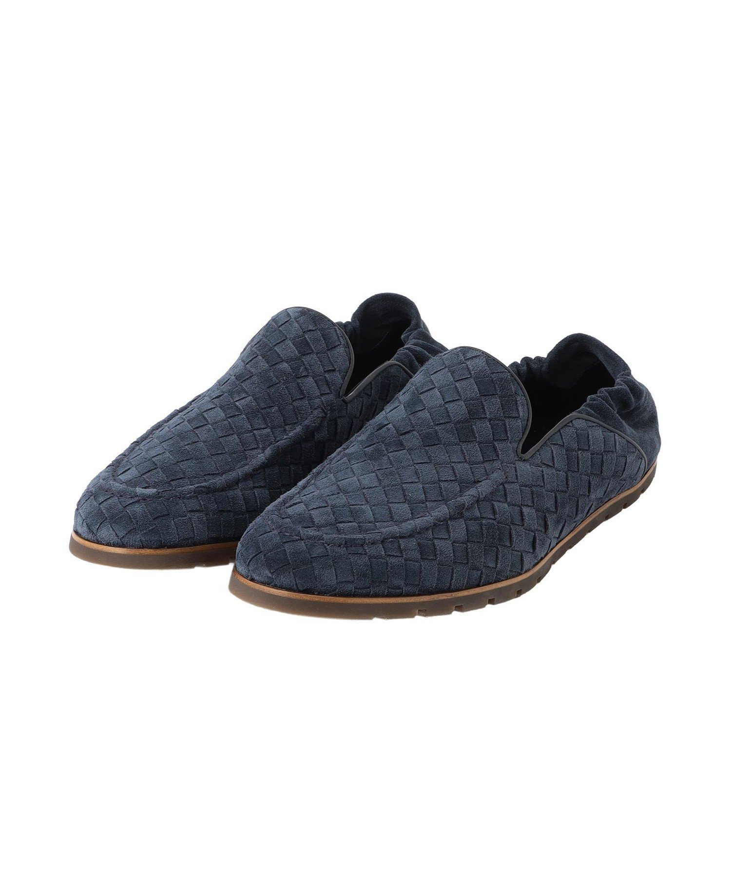 EPOCA UOMO 【PRIMA COLLECTION】BARRETTイントレチャートローファー エポカ シューズ・靴 その他のシューズ・靴 グレー ネイビー【送料無料】