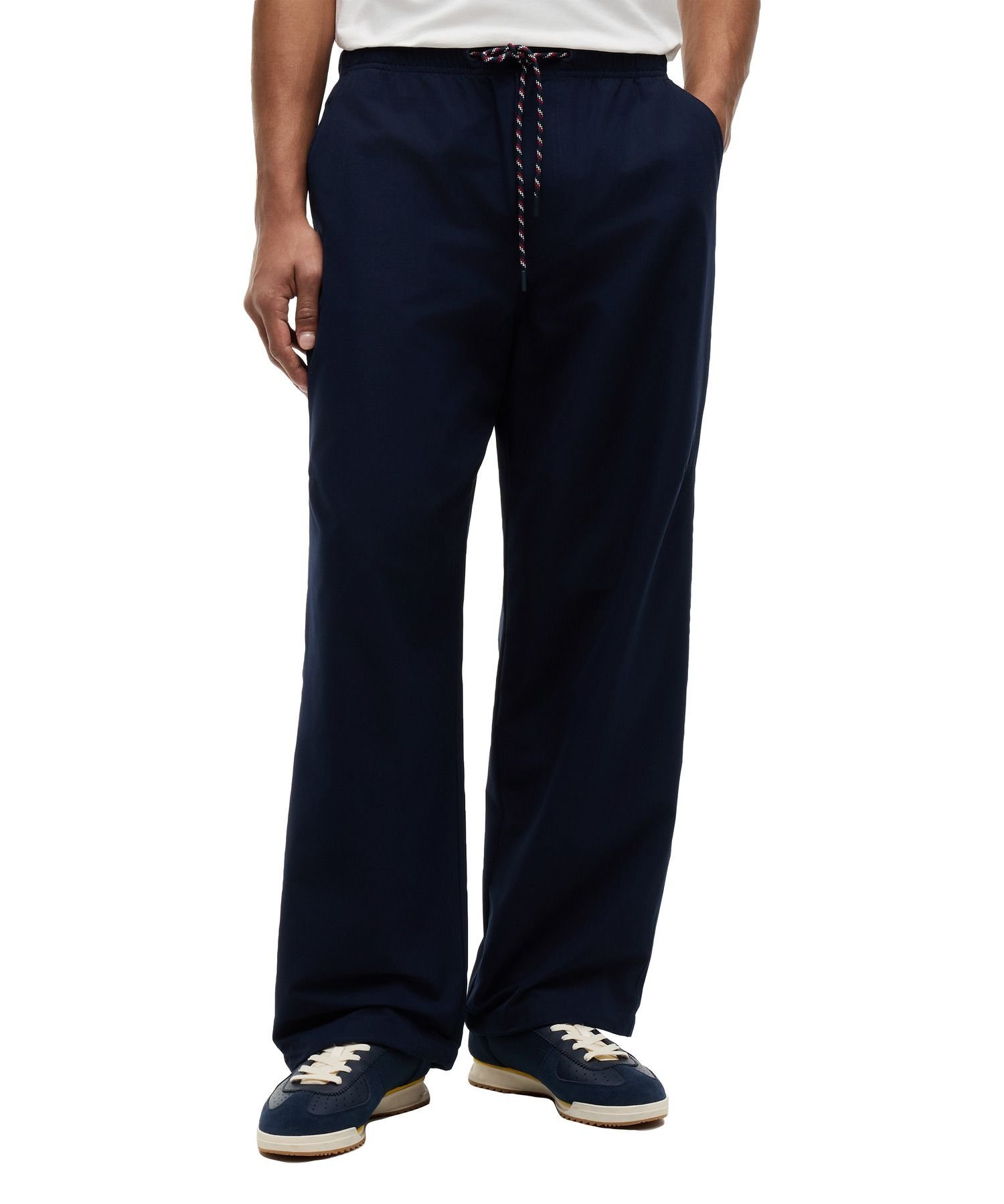 TOMMY JEANS セーリングパラシュートパンツ 26SS トミーヒルフィガー パンツ ジーンズ・デニムパンツ ネイビー【送料無料】