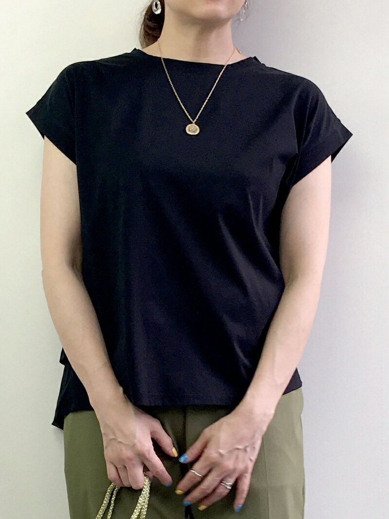【SALE／50%OFF】Grand PARK NICOLE シルケット加工バックティアードカットソー ニコル トップス カットソー・Tシャツ レッド ホワイト ブラック