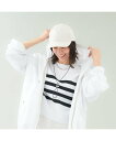 abahouse mavie コットンナイロンキャップ(ストラップ付) アバハウス マヴィ 帽子 ハット ブラウン ブラック グレー