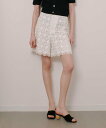 LOULOU WILLOUGHBY 【LOULOU WILLOUGHBY】サークルケミカルバミューダパンツ アルアバイル パンツ その他のパンツ ホワイト ブラ...