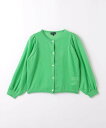 【SALE/70%OFF】UNITED ARROWS green label relaxing シアーニット ボリュームスリーブ カーディガン 100cm-13...
