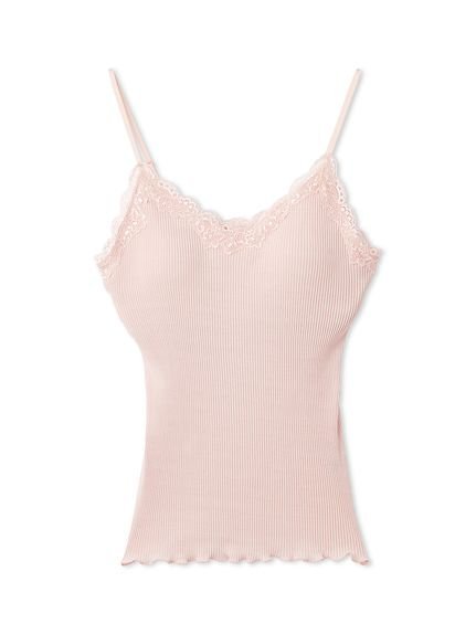 SNIDEL HOME 【silk】カップインキャミソール スナイデルホーム トップス キャミソール ピンク【送料無料】