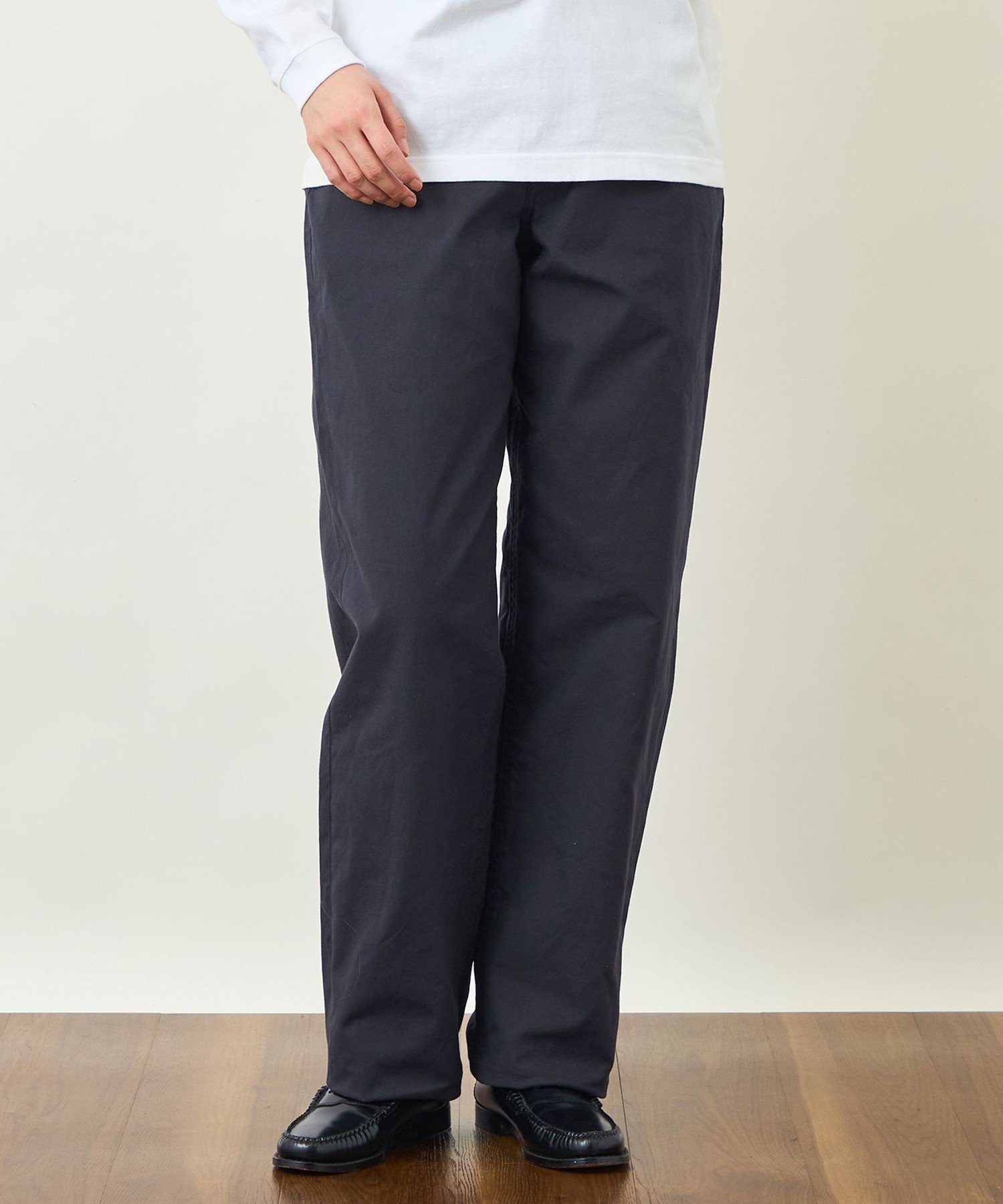 GREY LABEL コットンダックシンチバッグパンツ マッキントッシュ フィロソフィー パンツ その他のパンツ ネイビー ホワイト