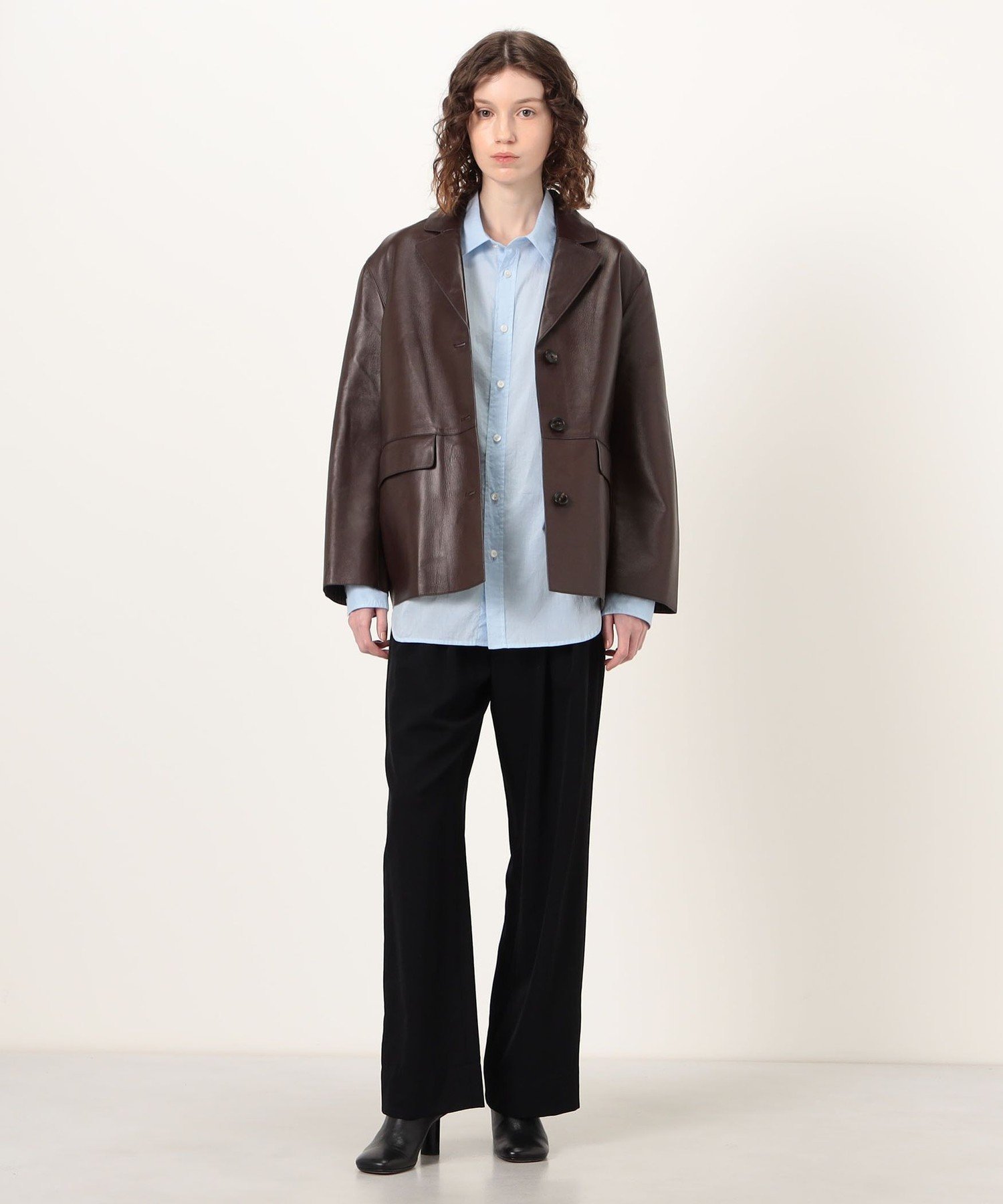 【SALE／30%OFF】TOMORROWLAND BUYING WEAR YVES SALOMON VESTE レザージャケット トゥモローランド ジャケット・アウター その他のジャケット・アウター【送料無料】
