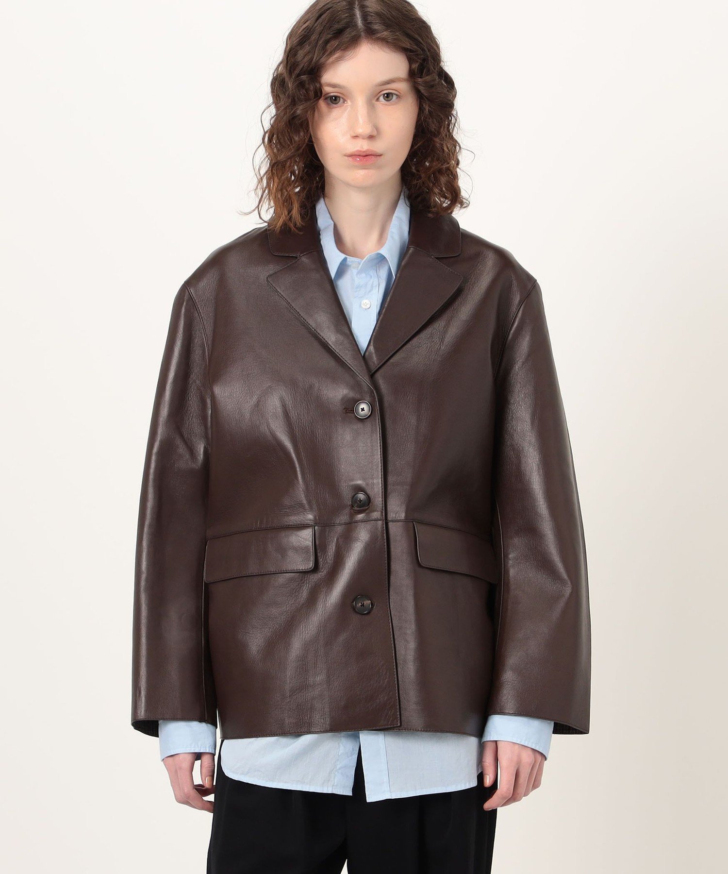 【SALE／30%OFF】TOMORROWLAND BUYING WEAR YVES SALOMON VESTE レザージャケット トゥモローランド ジャケット・アウター その他のジャケット・アウター【送料無料】