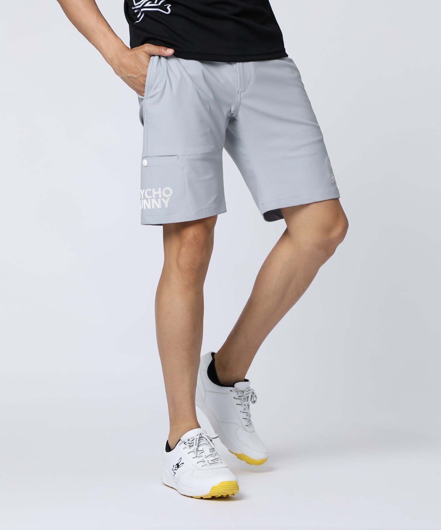 [GOLF]サイドポケット ショートパンツ サイコバニー パンツ その他のパンツ ブルー ベージュ ネイビー