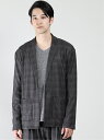 【SALE/80%OFF】TAKA-Q フラッフィースムース カーディジャケット(セットアップ可能) タカキュー トップス その他のトップス ネイビー ブラック