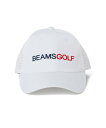BEAMS GOLF レーザー パンチング キャップ ビームス ゴルフ 帽子 キャップ ネイビー ベージュ ホワイト【送料無料】