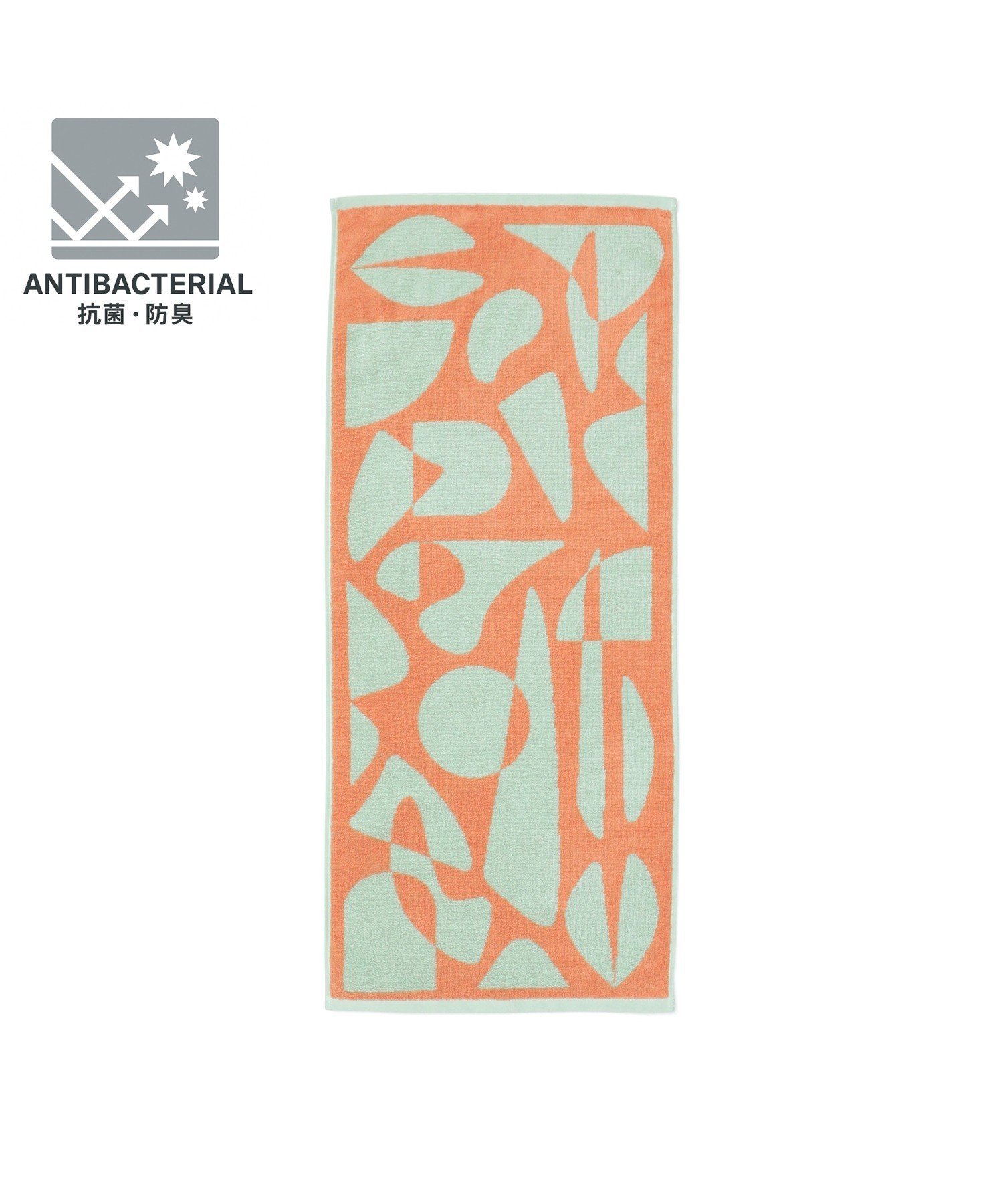 Francfranc 抗菌防臭 アート フェイスタオル ジオメトリック フランフラン インテリア・生活雑貨 タオル