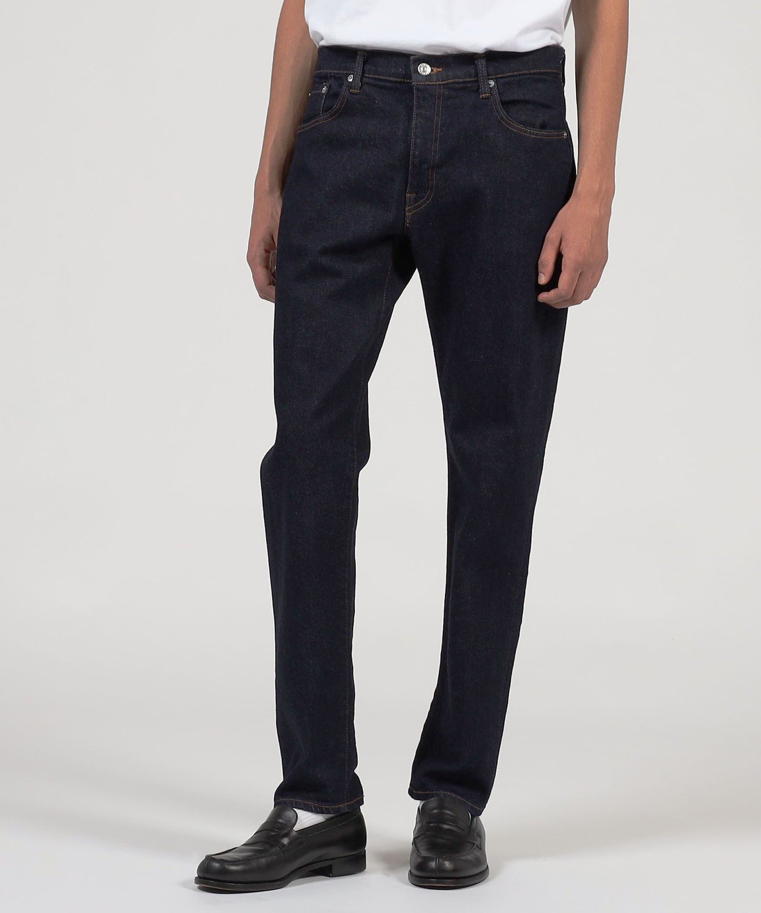 TOMORROWLAND MEN 【別注】EDWIN REGULAR TAPPERED ONE WASHED デニムパンツ トゥモローランド パンツ その他のパンツ ネイビー【送料無料】