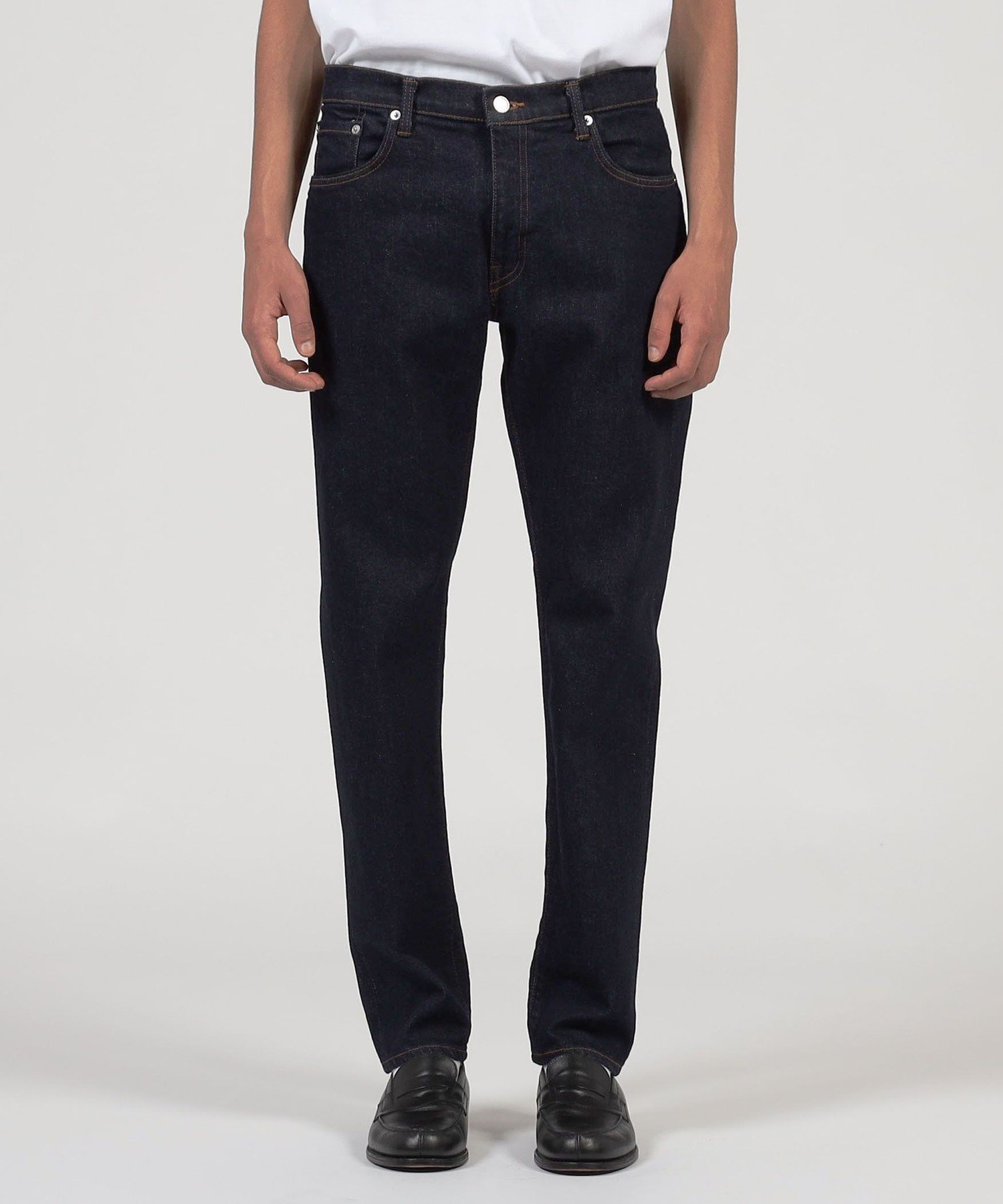 TOMORROWLAND MEN 【別注】EDWIN REGULAR TAPPERED ONE WASHED デニムパンツ トゥモローランド パンツ その他のパンツ ネイビー【送料無料】