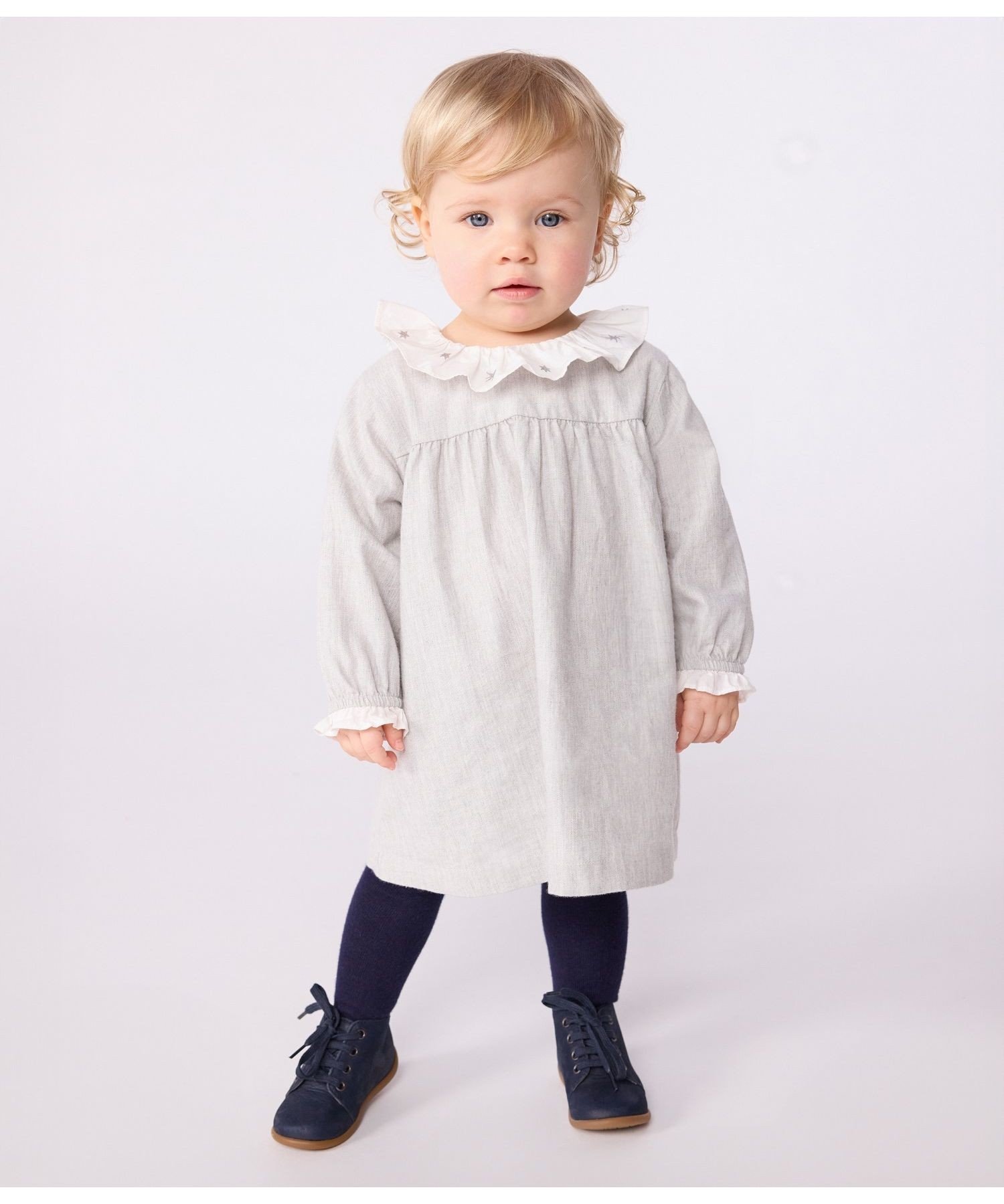 PETIT BATEAU ワンピース プチバトー ワンピース・ドレス ワンピース グレー【送料無料】