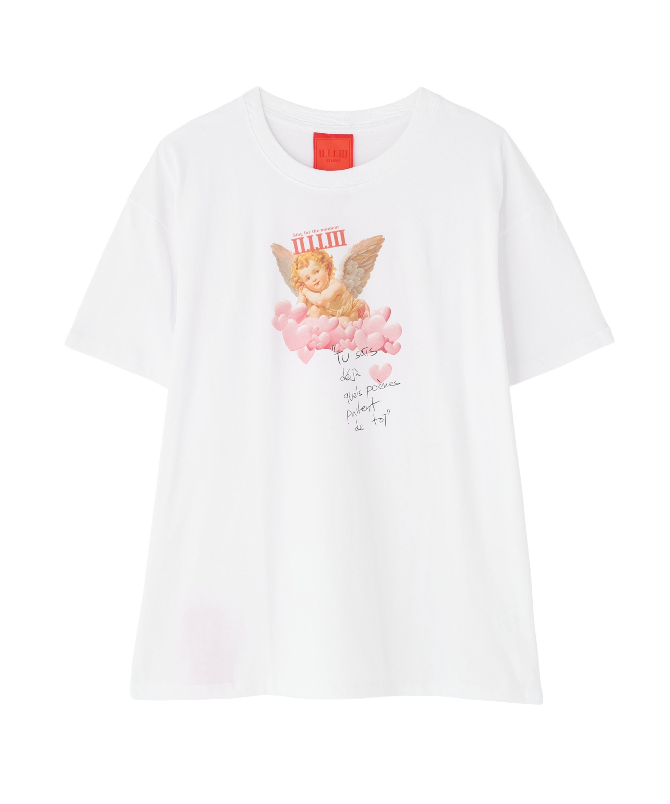 LHP 2113STUDIO/イイルイルサムスタジオ/Loose fit Tshirts Heart cloud エルエイチピー トップス カットソー・Tシャツ ホワイト