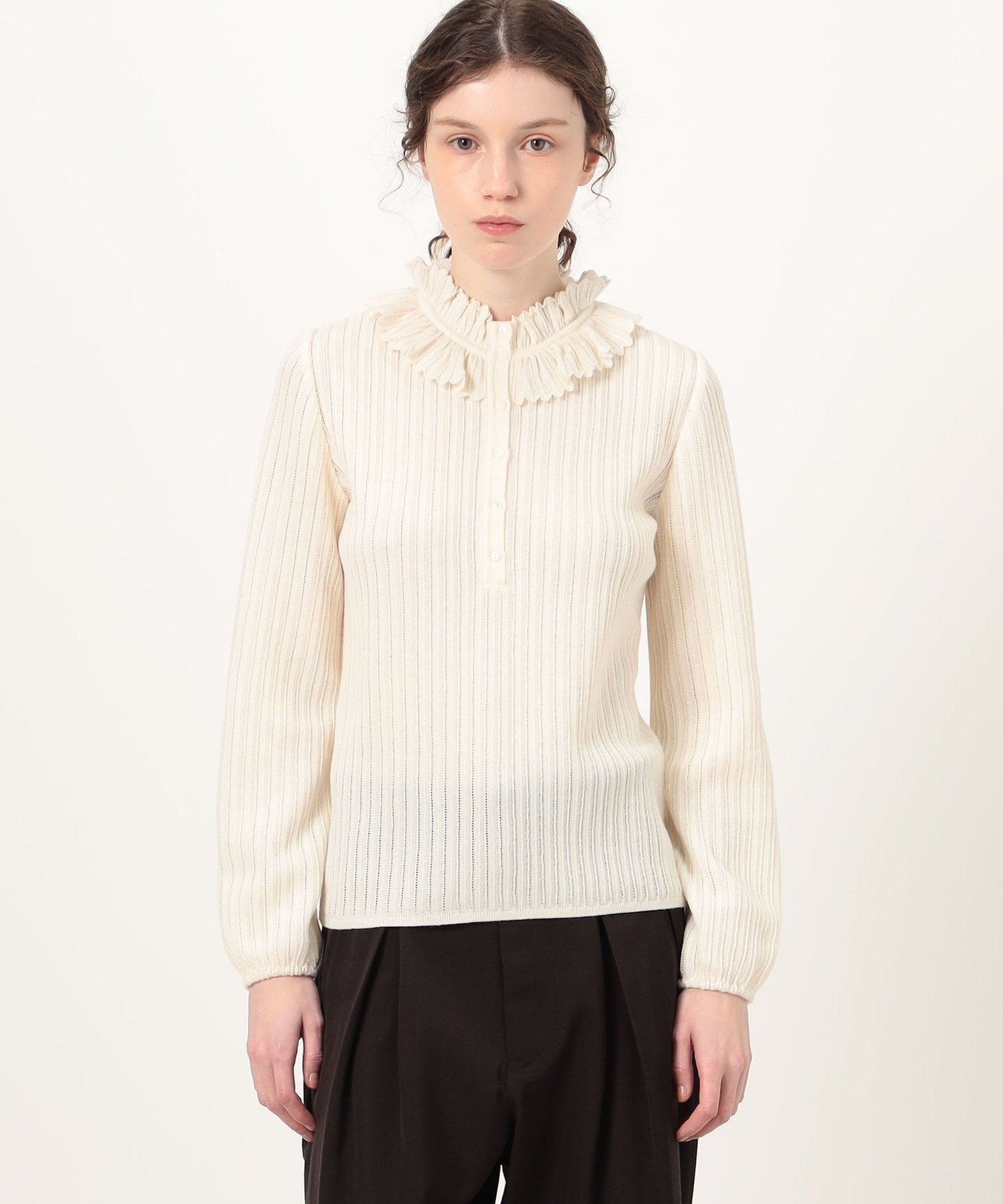 【SALE／50%OFF】TOMORROWLAND BUYING WEAR Molli LONGCHAMP トップス トゥモローランド トップス ニット ホワイト【送料無料】