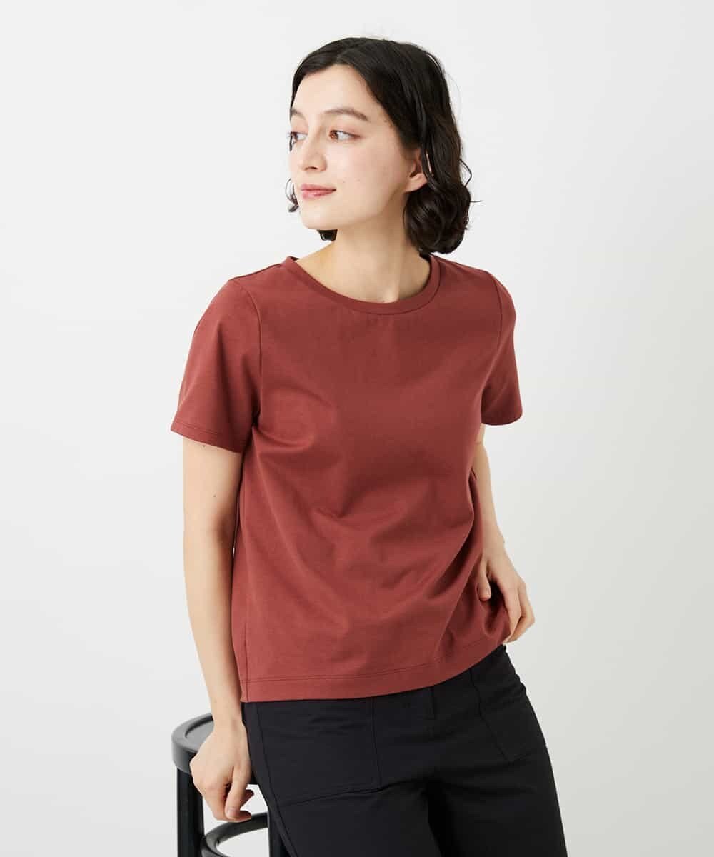 （小さいサイズ） コットンロゴ刺繍Tシャツ メゾンドゥサンク トップス カットソー・Tシャツ グレー レッド ブラック ホワイト