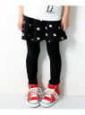 devirock プリント10分丈スカッツ 女の子 ベビー ボトムス スカートデビロック 子供服 キッズ デビロック スカート その他のスカート ブラック ネイ...