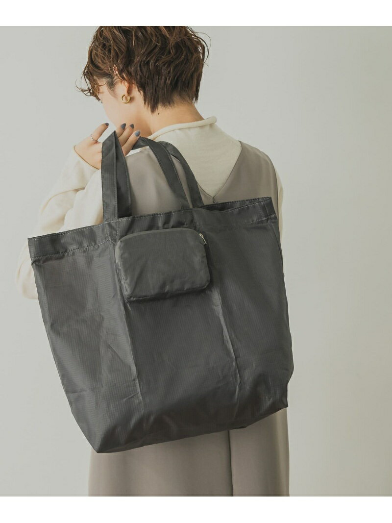 【SALE／50%OFF】URBAN RESEARCH YAHKI ECO BAG アーバンリサーチ バッグ エコバッグ/サブバッグ オレンジ グレー