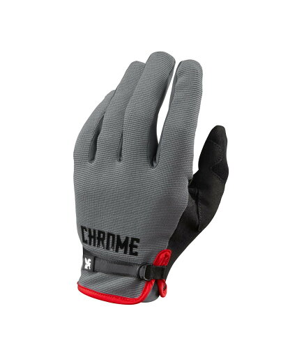 CHROME (M)CYCLING GLOVES 2.0 クローム ファッション雑貨 手袋 グレー【送料無料】 CHROME (M)CYCLING GLOVES 2.0 クローム ファッション雑貨 手袋 グレー【送料無料】