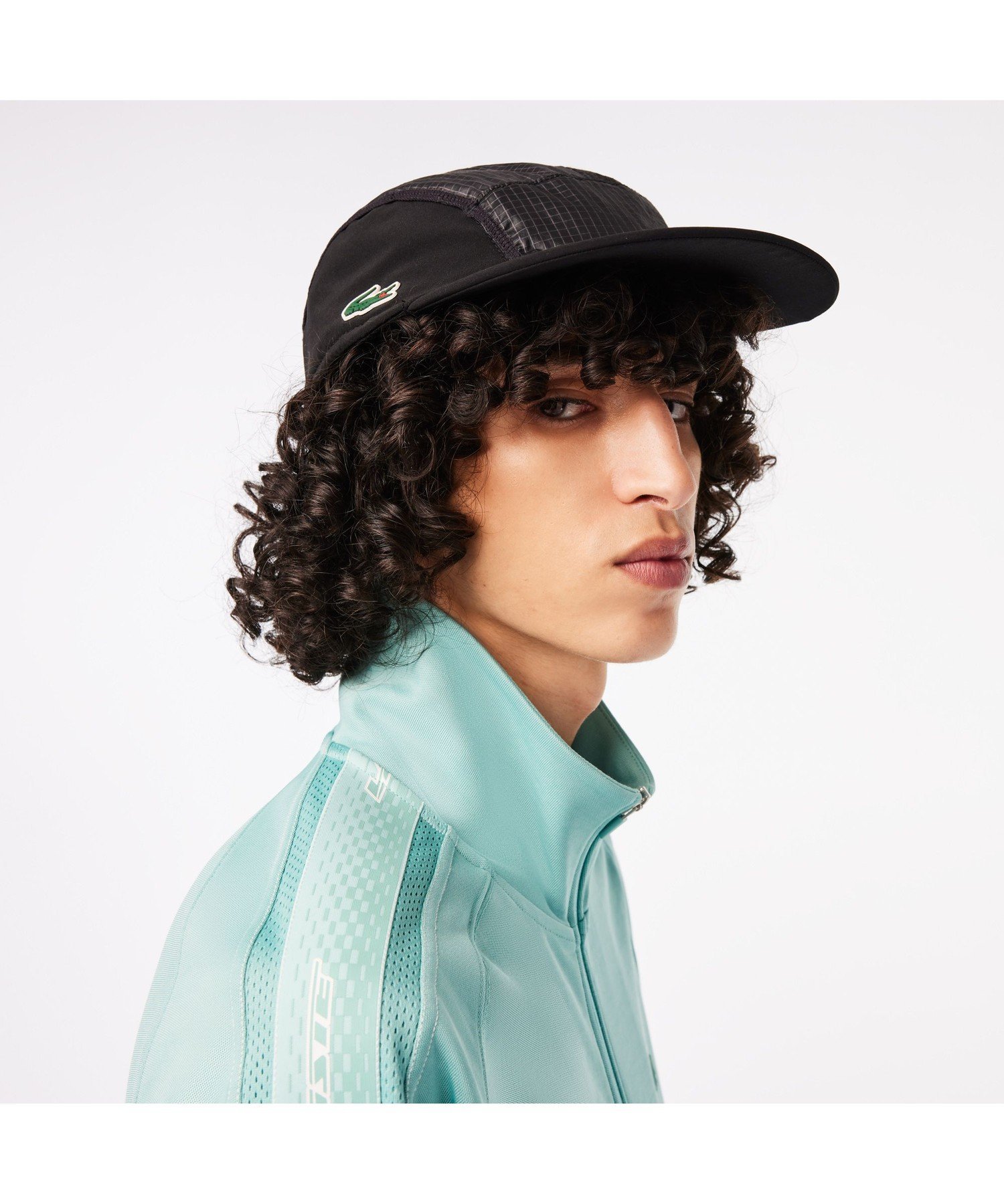 【SALE／30 OFF】LACOSTE フロントベンチレーションテニスジェットキャップ ラコステ 帽子 キャップ ブラック【送料無料】