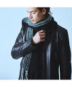 5351POUR LES HOMMES 【MADE IN ITALY】コンビネーション ローゲージ マフラー ゴーサンゴーイチプールオム ファッション雑貨 マフ...