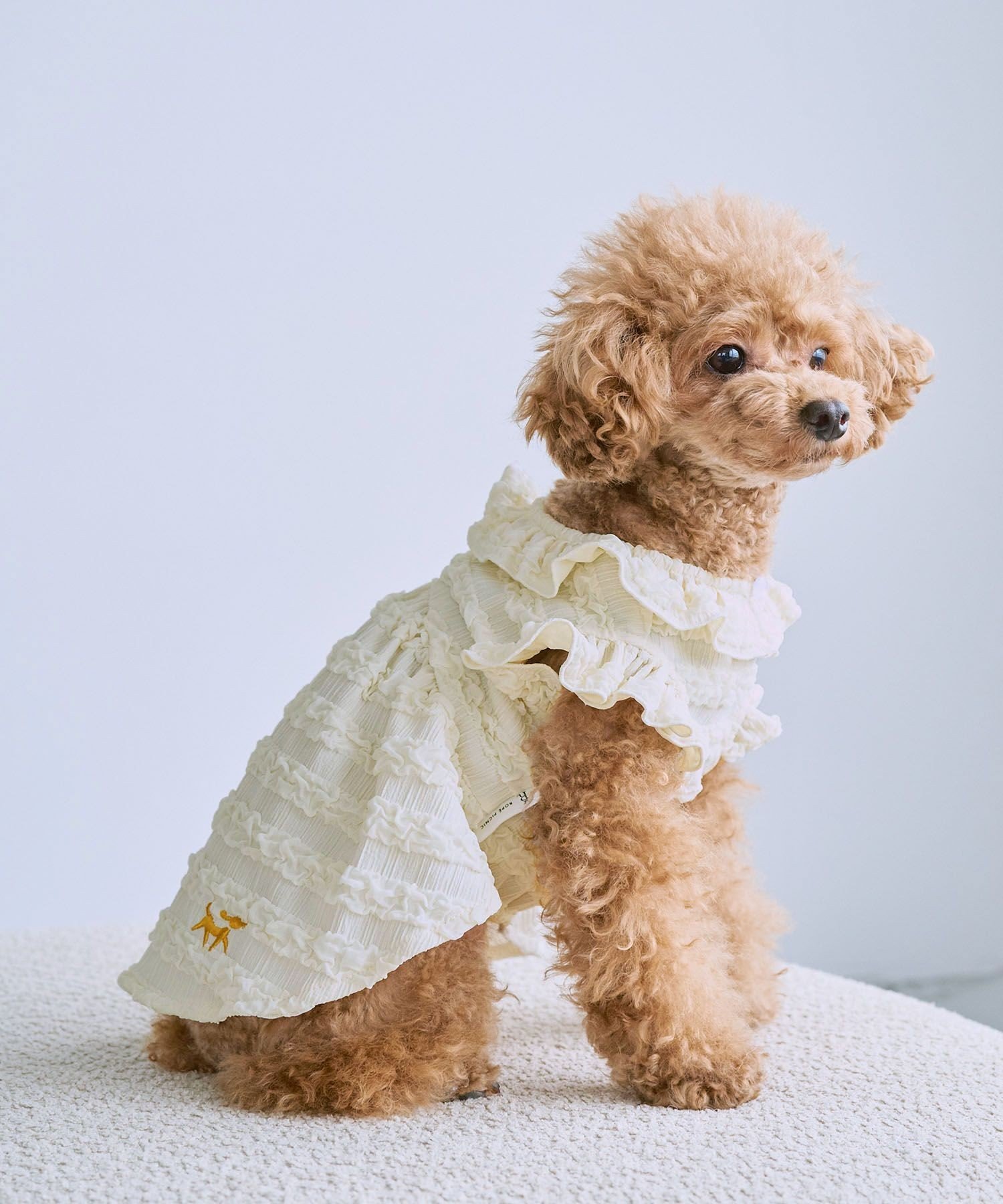 【SALE／60%OFF】ROPE' PICNIC PASSAGE 【DOG】フリルワンピース ロペピクニック ペット用品 ペットウェア・ペット服 ホワイト stylife-14966802 Rakuten Fashion サンプル画像2