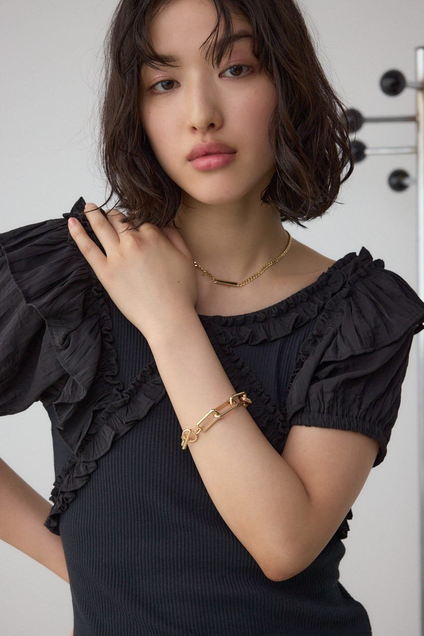 【SALE／20%OFF】AZUL BY MOUSSY ボリュームチェーンブレスレット アズールバイマウジー アクセサリー・腕時計 ブレスレット・バングル